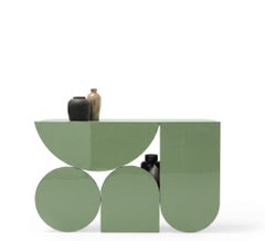 Table console Mogg Shape Console par Uto Balmoral - Laquée brillante RAL 6021