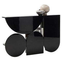 Mogg Shape Uto Balmoral Glossy RAL9017 Bauhaus-Style Console Table
