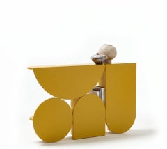 Mogg Shape Console Table by Uto Balmoral - Matte RAL 1005, Bauhaus Style