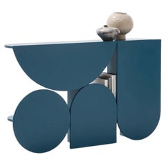 Mogg Shape Console Table by Uto Balmoral - Matte RAL 5020, Bauhaus Style
