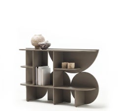 Mesa consola «Mogg Shape Console» de Uto Balmoral - Acabado mate RAL 7006, estilo Bauhaus