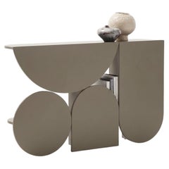 Mogg Shape Console Table by Uto Balmoral - Matte RAL 7006, Bauhaus Style