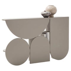Mogg Shape Console Table by Uto Balmoral - Matte RAL 7044, Bauhaus Style