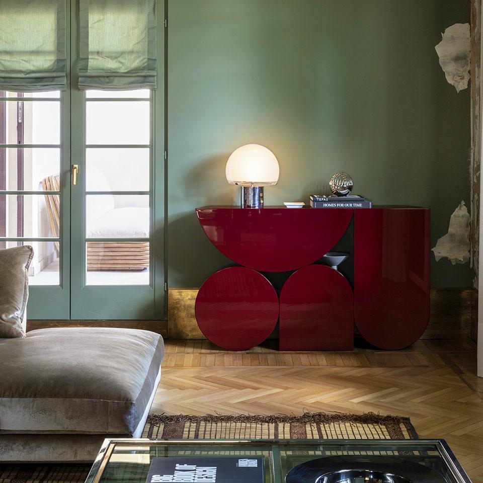 Mogg Forme Table console design Uto Balmoral - Laqué brillant en vente 1