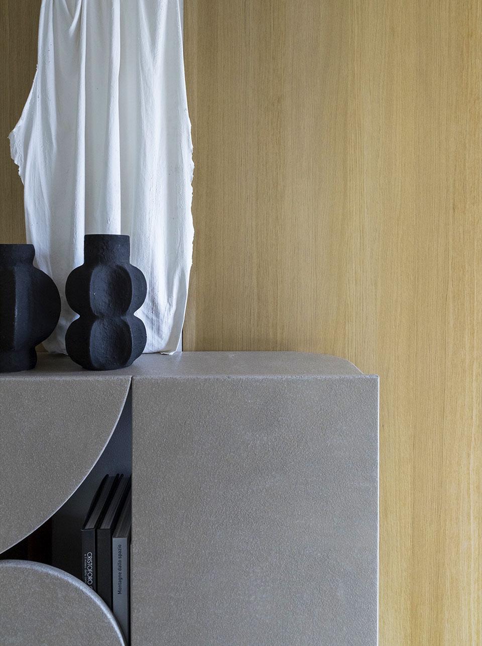 Mogg Shape Console table design Uto Balmoral - Hand-spatulated finish For Sale 1