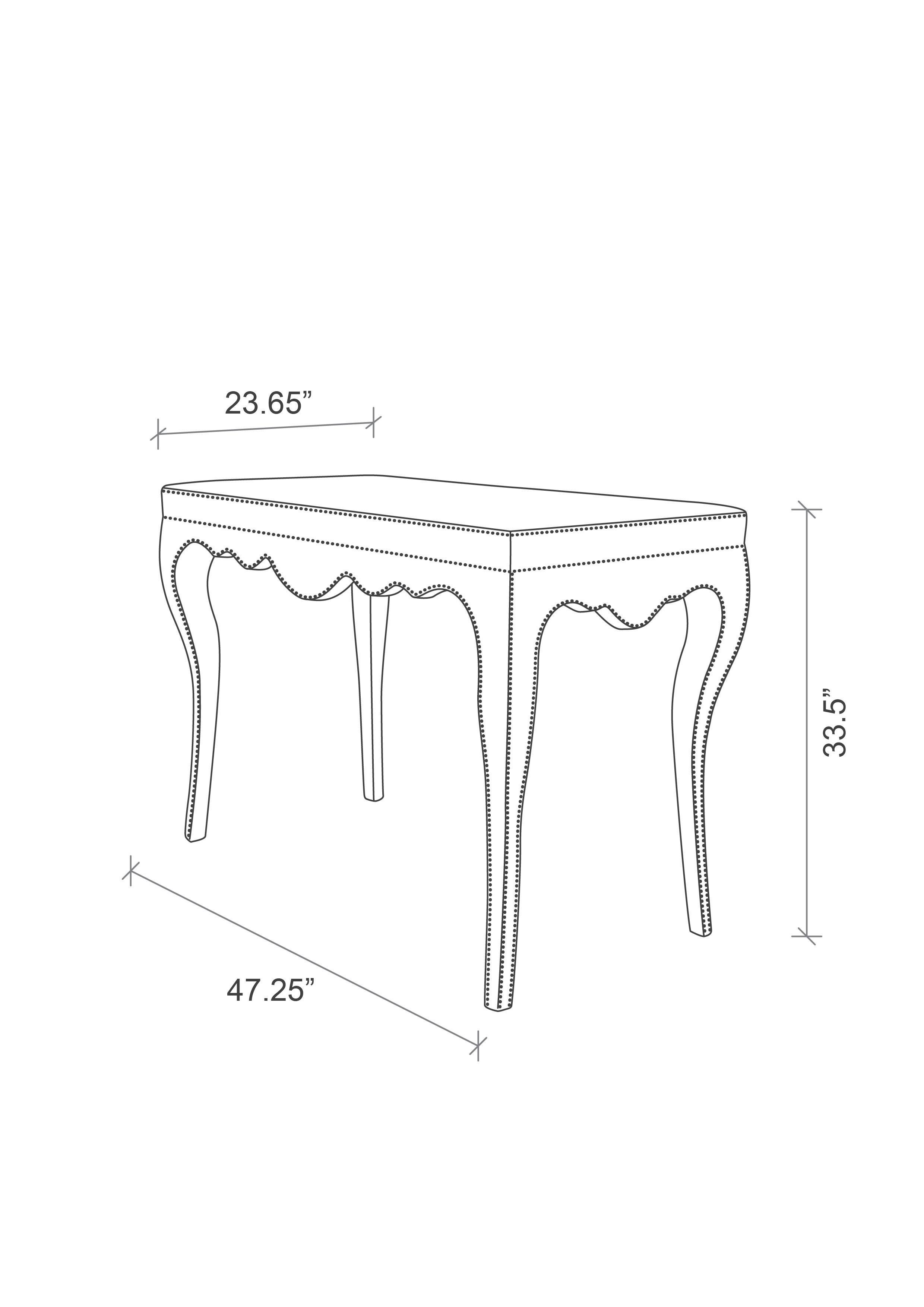 Console Table - Nyala Safari Spot Linen Gold For Sale 1