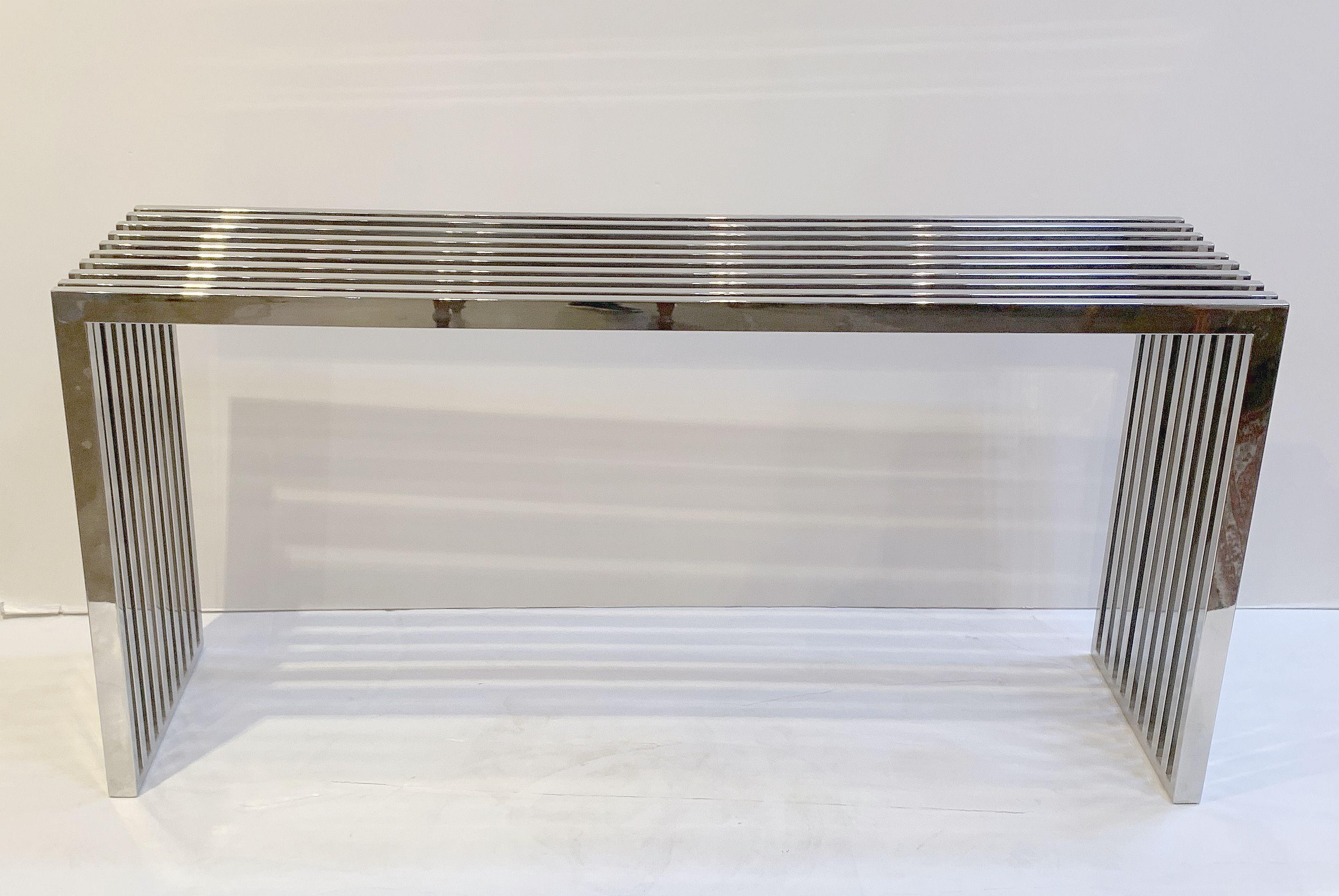 20th Century Console Table of Chrome by Eichholtz