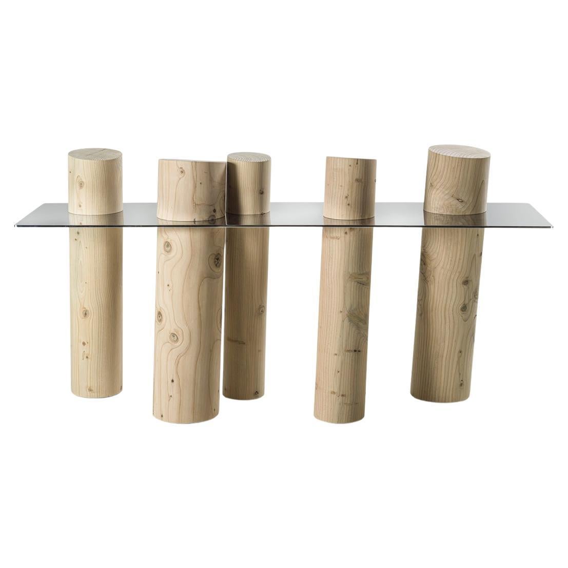 Table console Riva 1920 Venise Cedro Design Claudio Bellini - 180 cm - 70.9 in en vente