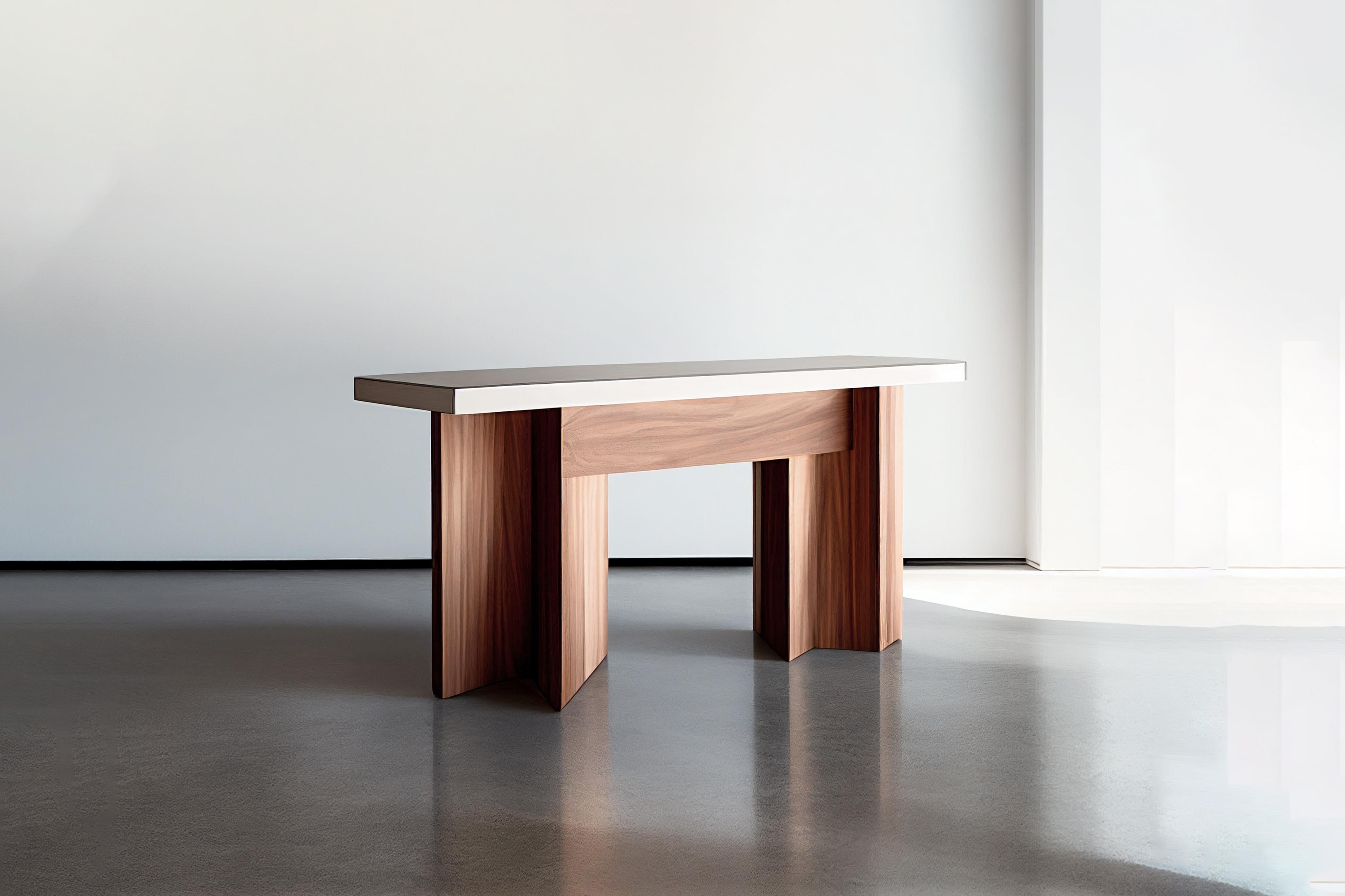 Console made of solid walnut wood stained with a water-based dye and finished with matt polyurethane.
——

NONO is a Mexican design brand with more than 10 years of experience dedicated to the production of interior furnishings, editions, and