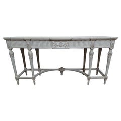 Console Table Swedish Gustavian 3 Drawer
