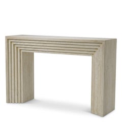 Console Table – Travertine, Natural Stone