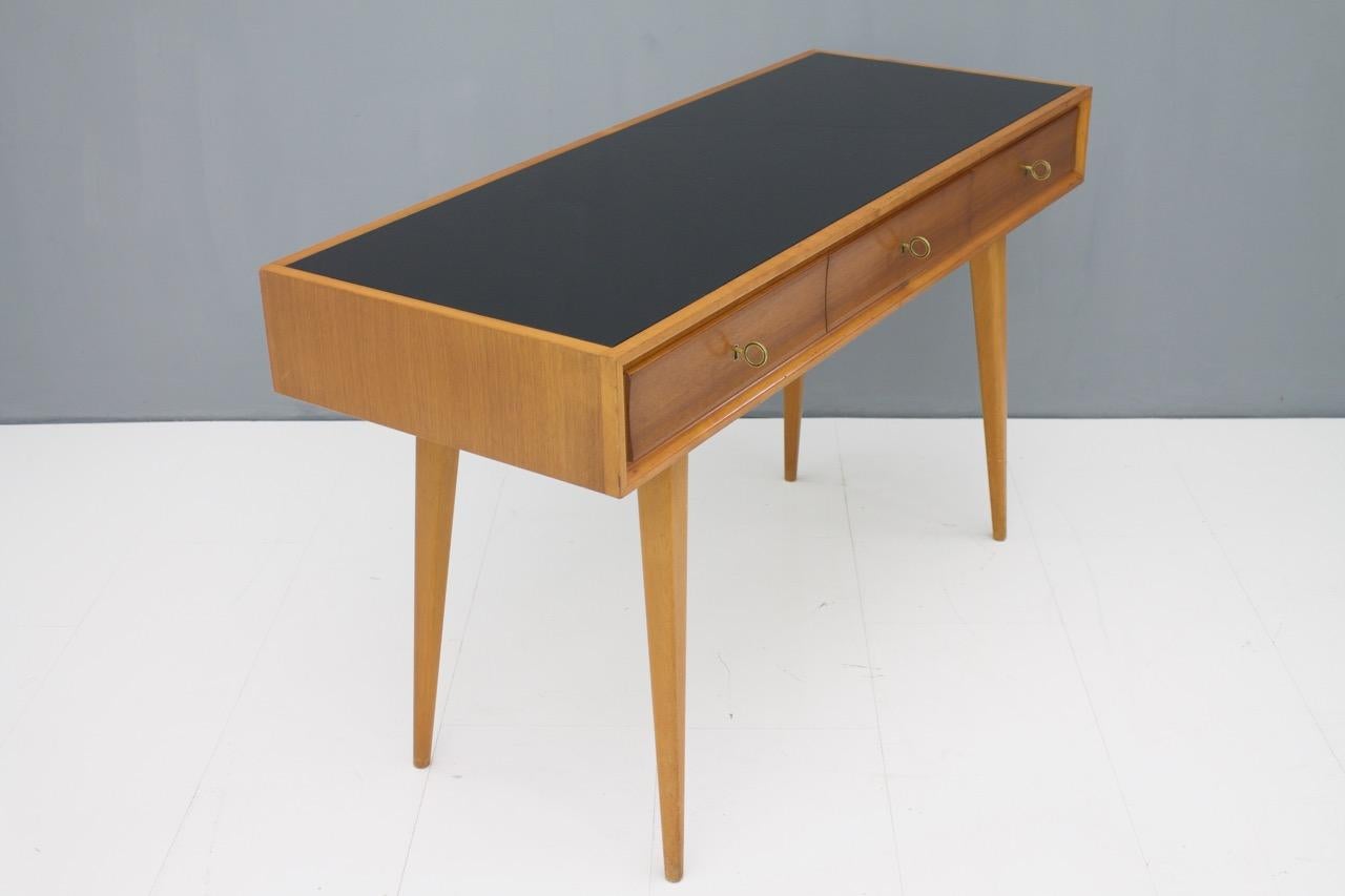 Brass Console Table Vanity by Helmut Magg, Germany, 1950s