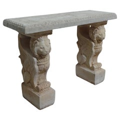 Console Table Winged Lion Base