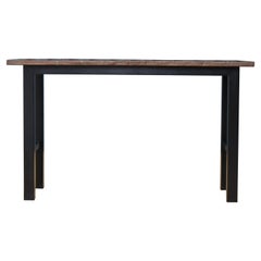 Console Table with Antique Copper Top