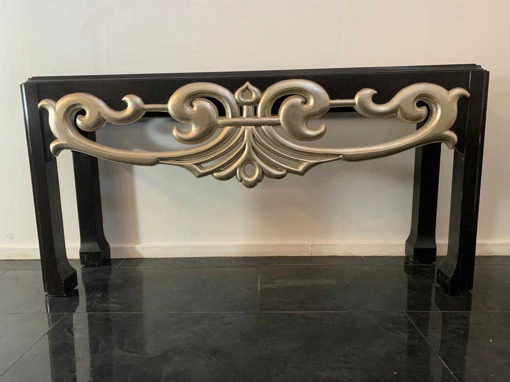 Console Table with Art Deco Fragments, 1970s For Sale 1