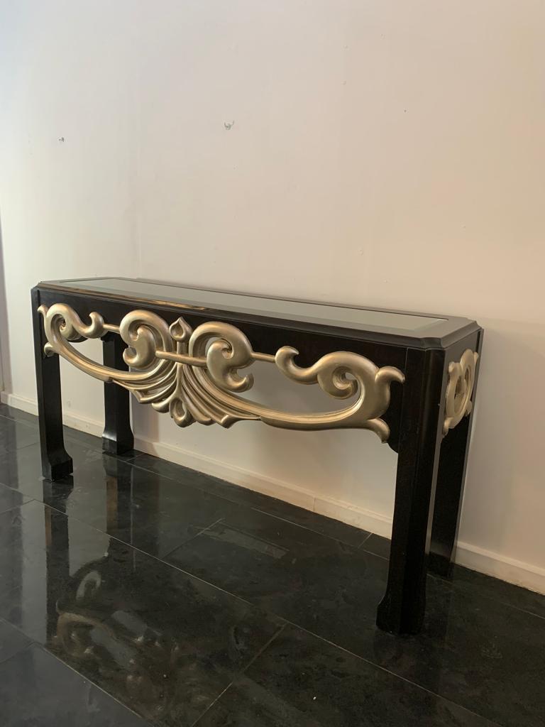 Console Table with Art Deco Fragments, 1970s For Sale 3