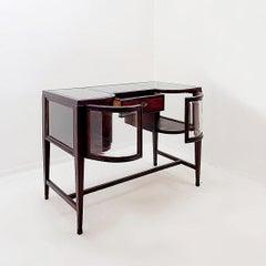 Console table with curved display cases - Art Deco Style