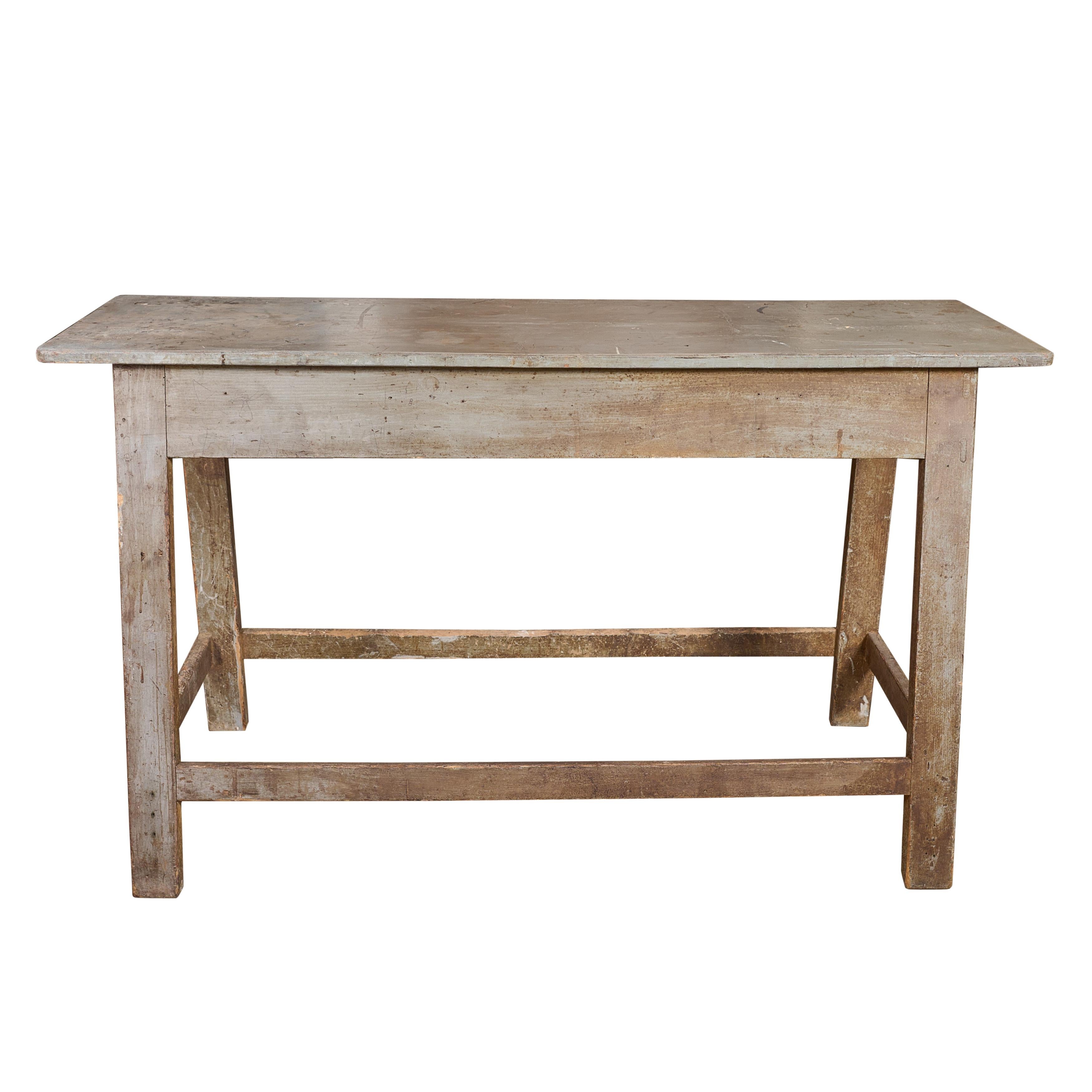 Italian Console Table with Great Patina For Sale