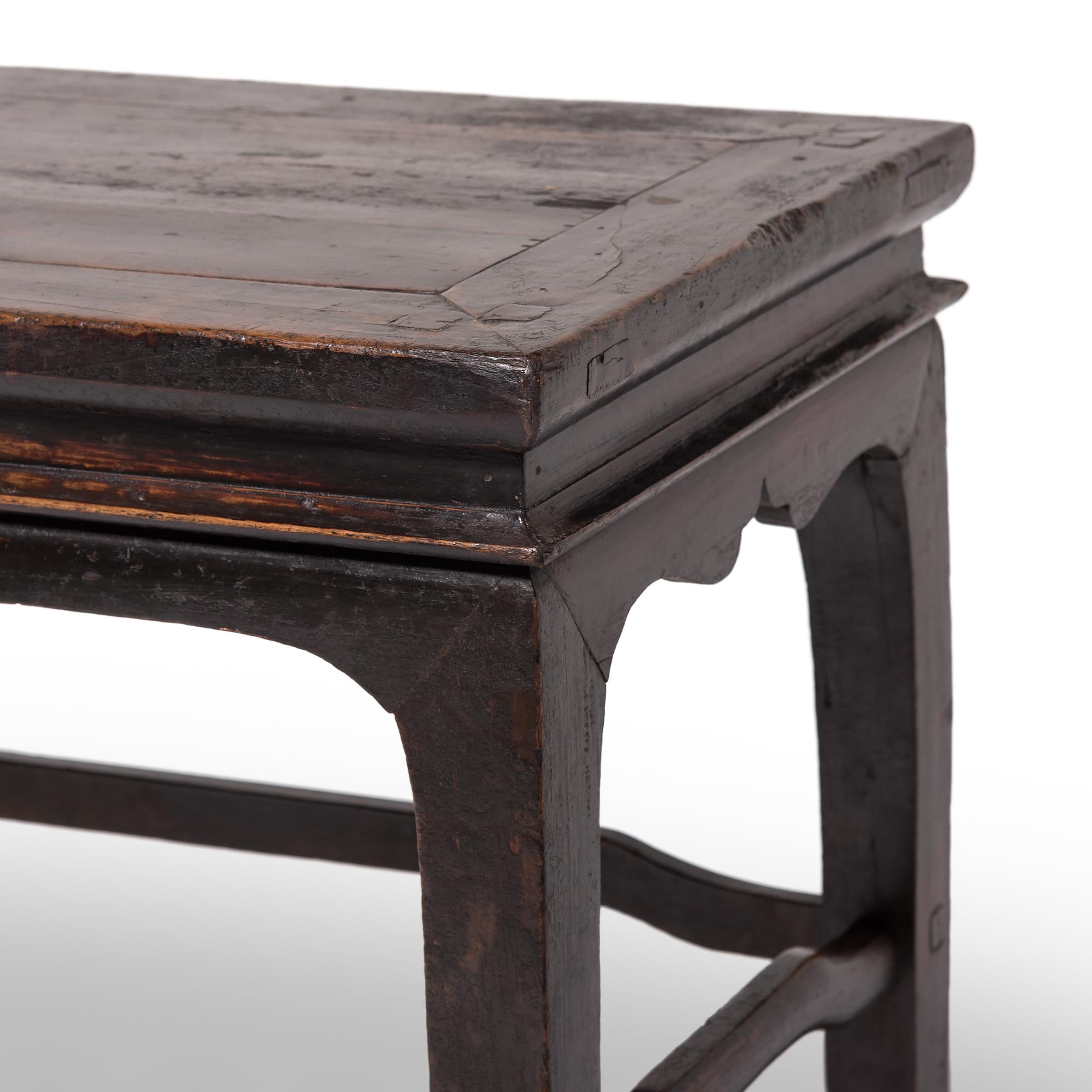 Chinese Console Table with Humpback Stretchers