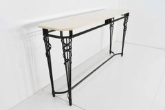 Console Table with Marble Top
