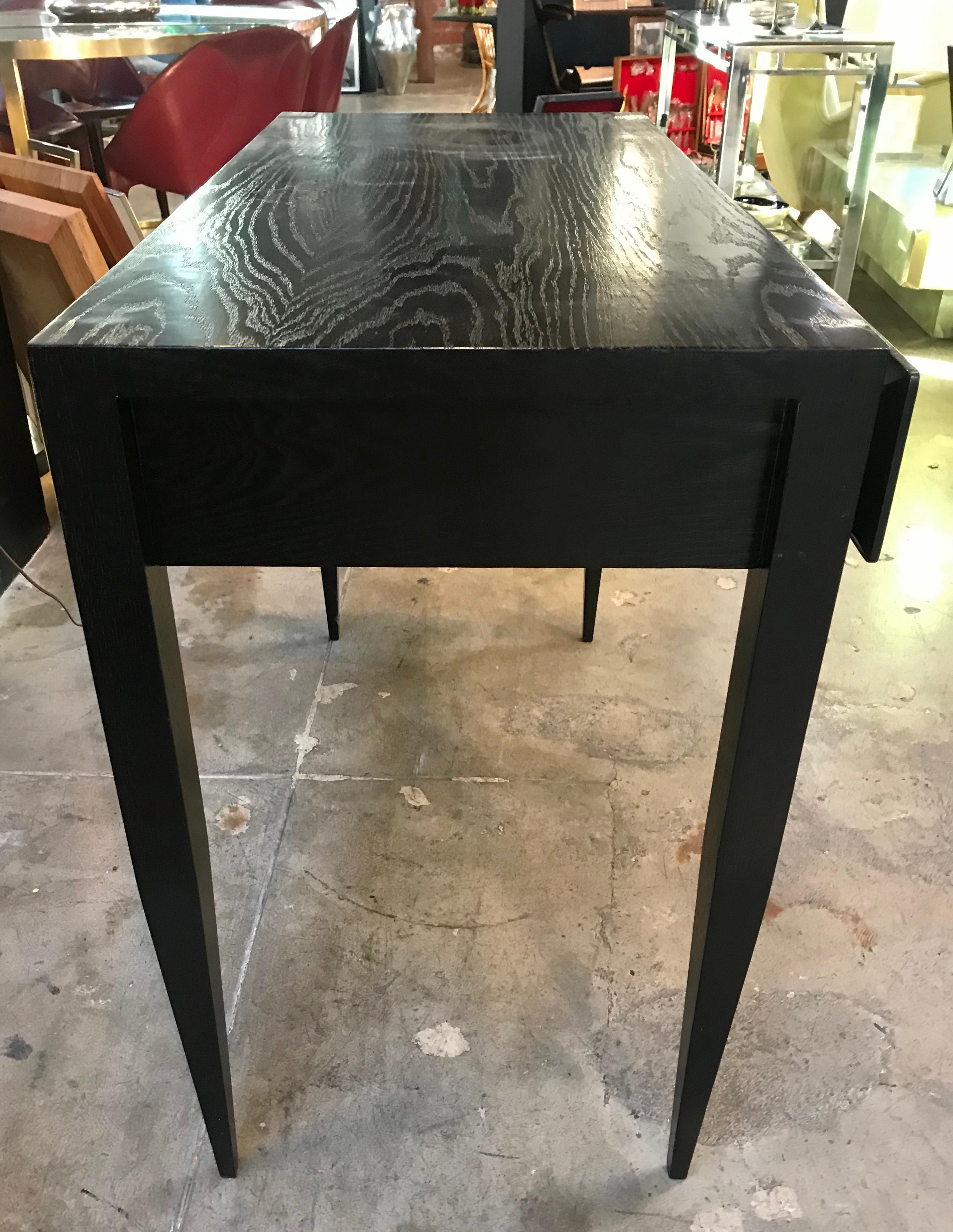 Console Table/ Writing Desk in Gio Ponti Style, Ma+39 Custom Piece In New Condition In Los Angeles, CA