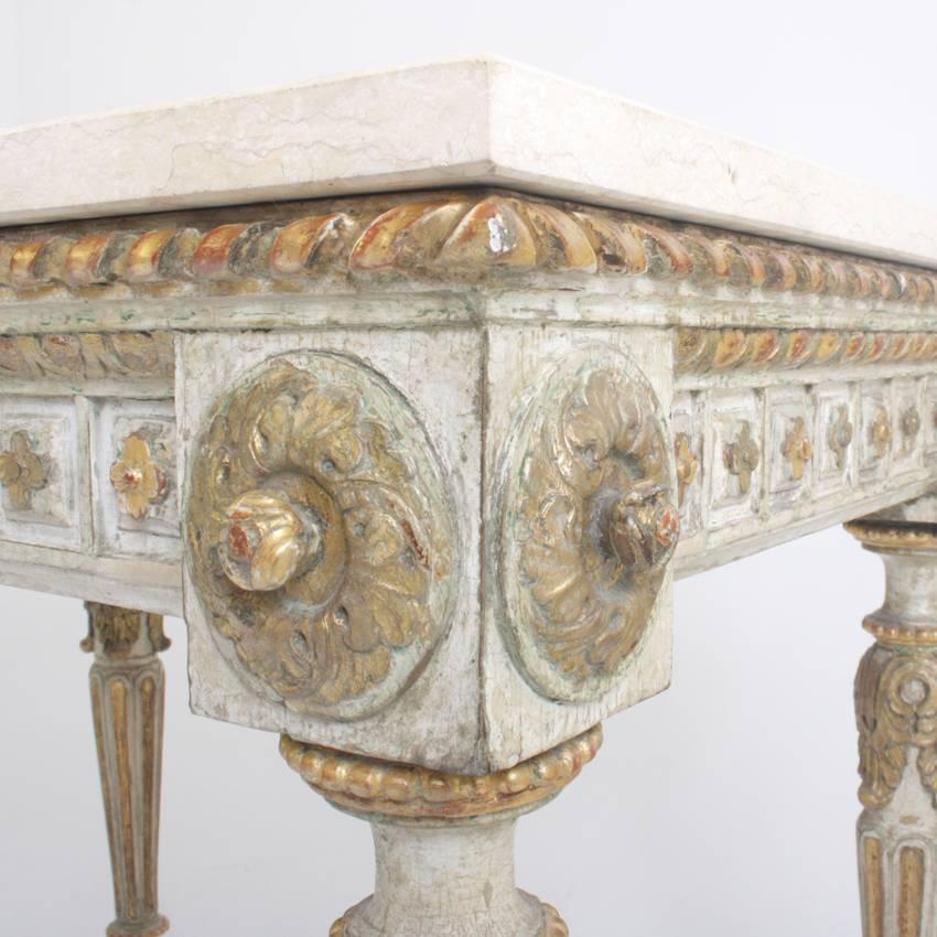 German Console Table, Saxony, 1770-1780 For Sale