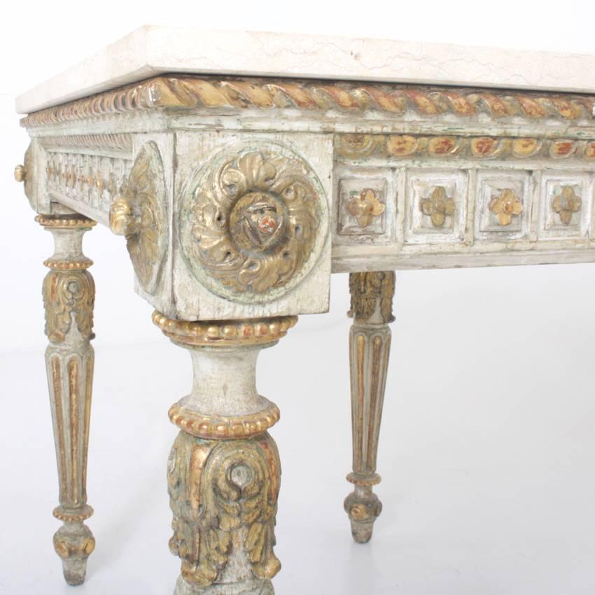 Console Table, Saxony, 1770-1780 In Excellent Condition For Sale In Greding, DE
