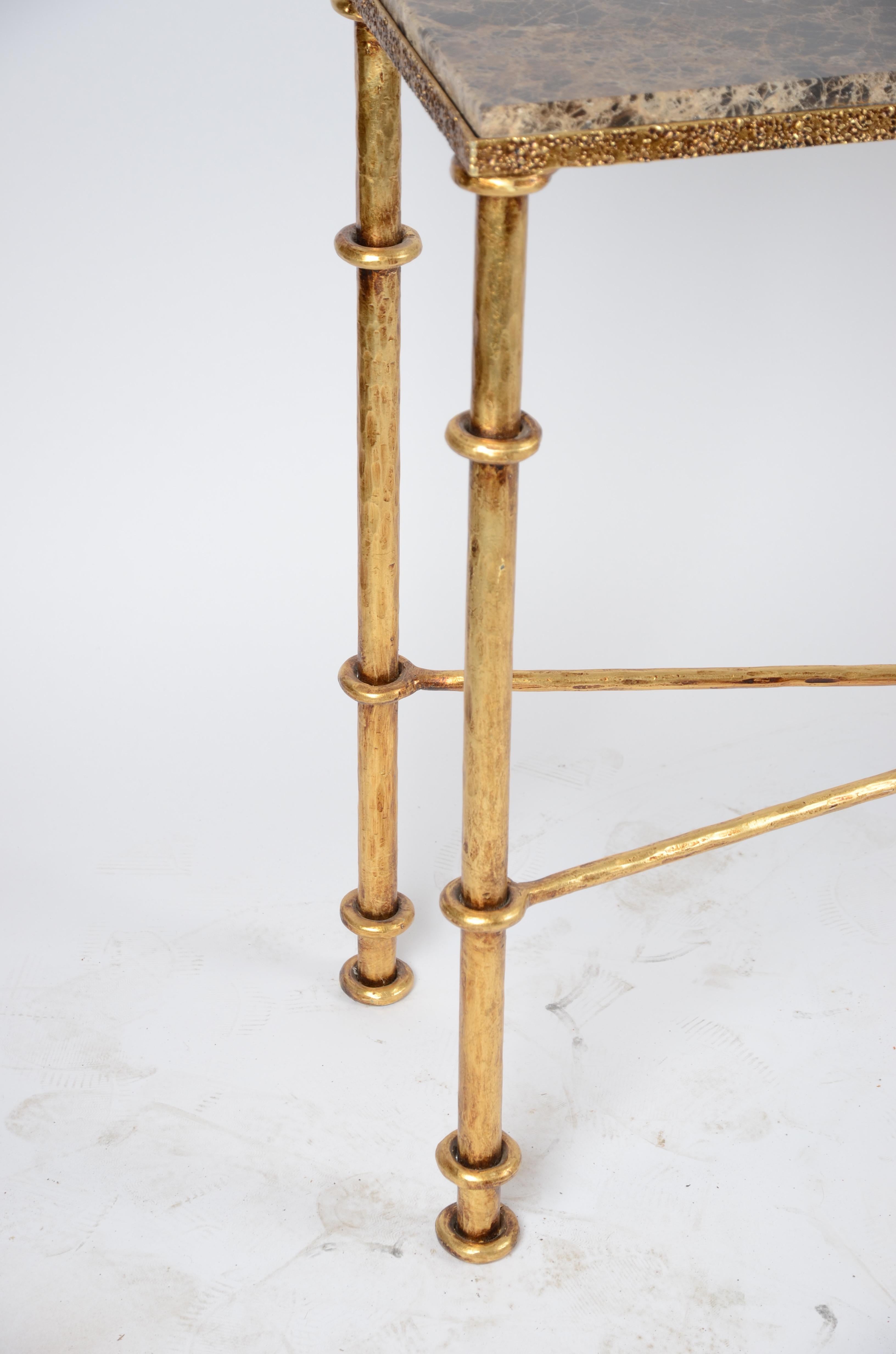Console Tables, Gilt Iron, Italy, 1970s 1