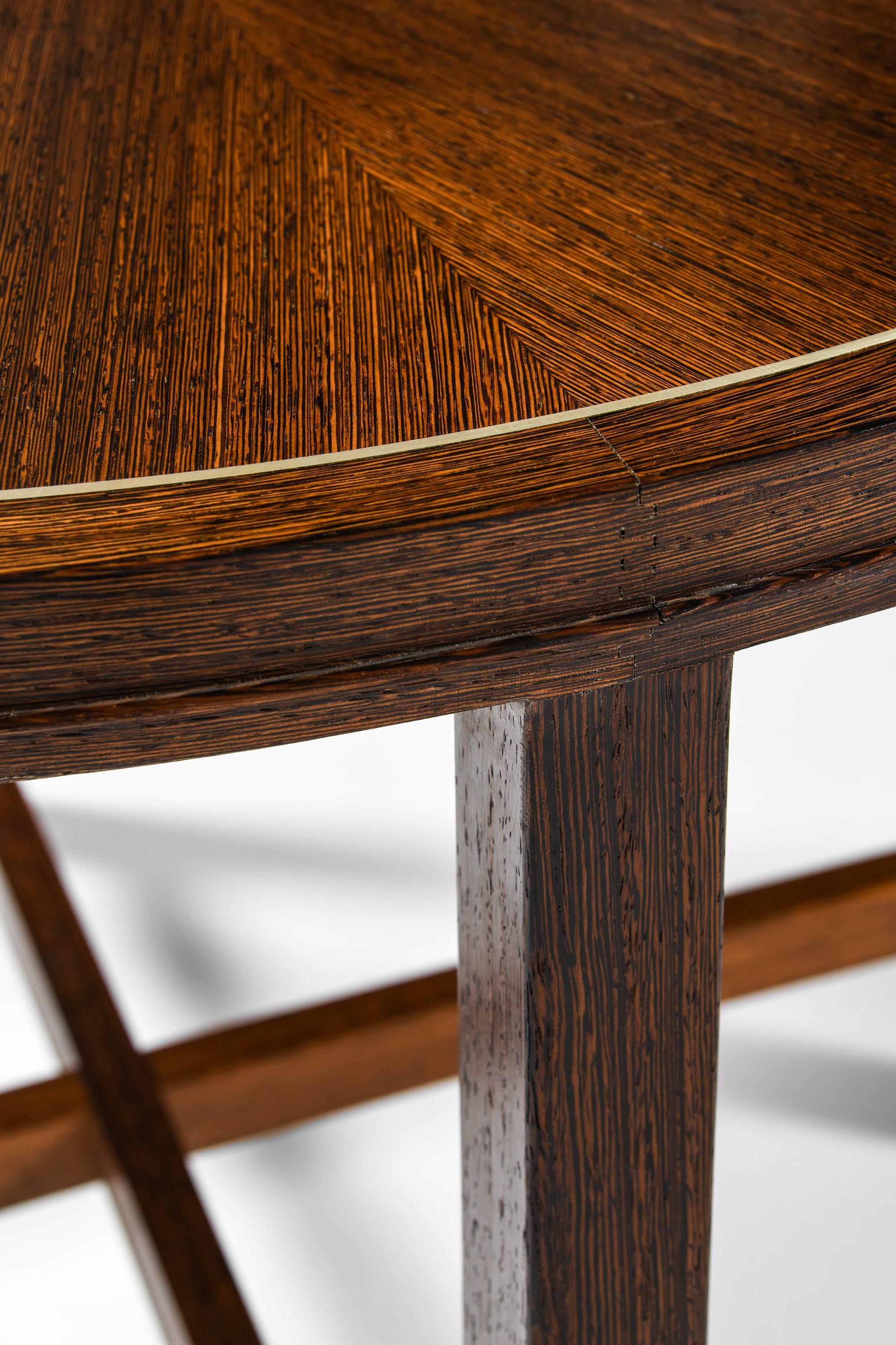 Console Tables in Wengé and Aluminium by Torsten Thorup & Claus Bonderup, 1950's For Sale 3