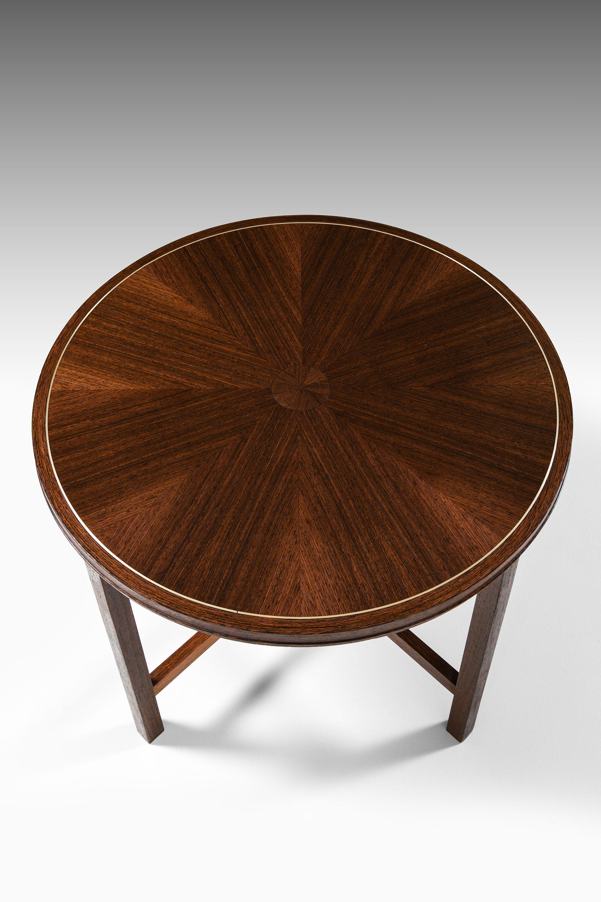 Scandinavian Modern Console Tables in Wengé and Aluminium by Torsten Thorup & Claus Bonderup, 1950's For Sale