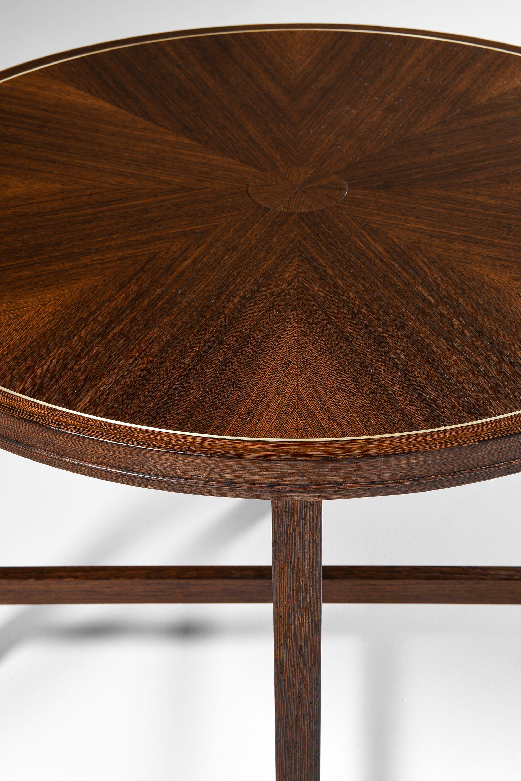 Console Tables in Wengé and Aluminium by Torsten Thorup & Claus Bonderup, 1950's In Good Condition For Sale In Limhamn, Skåne län