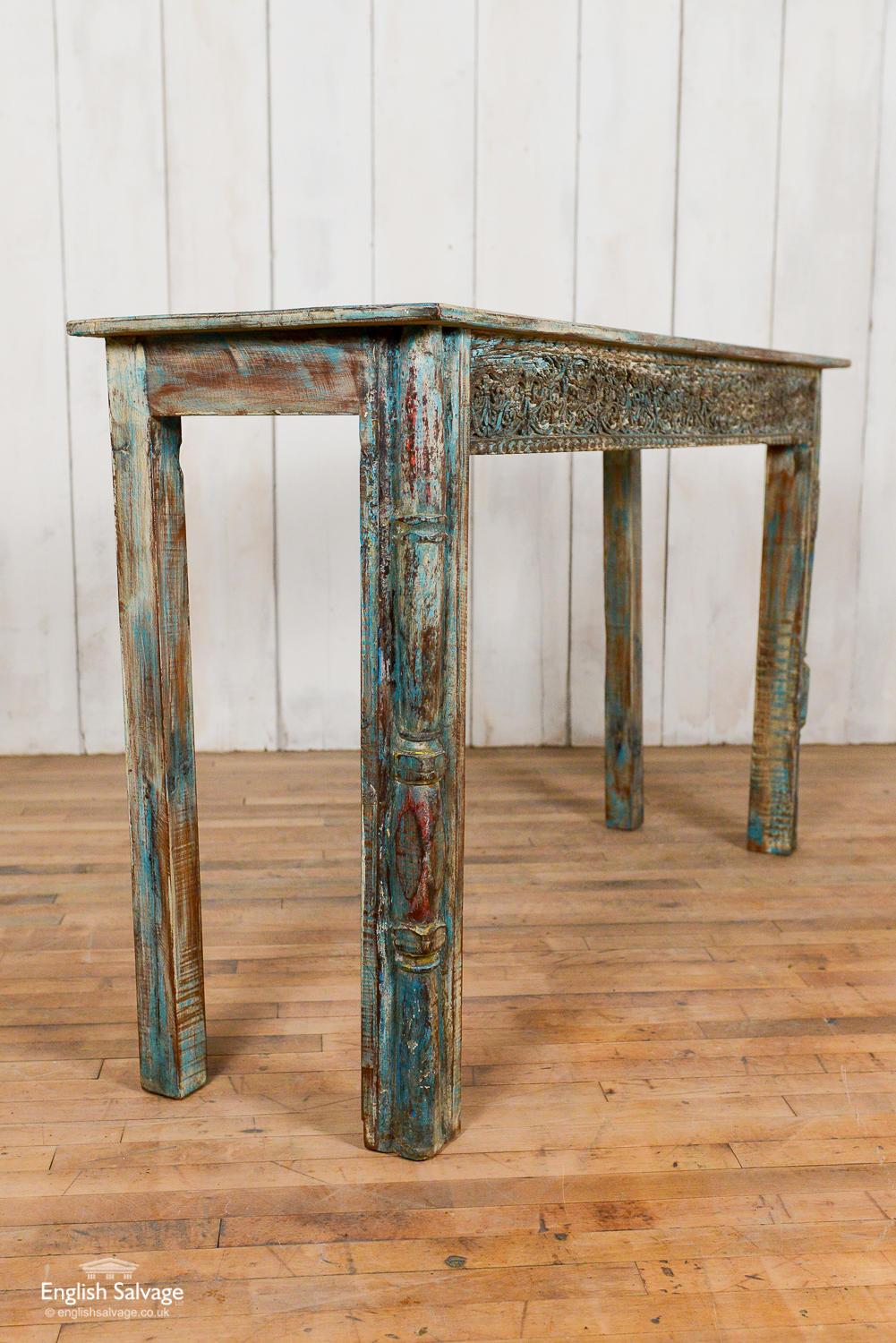 European Console Tables Made from Old Carved Panels, 20th Century For Sale