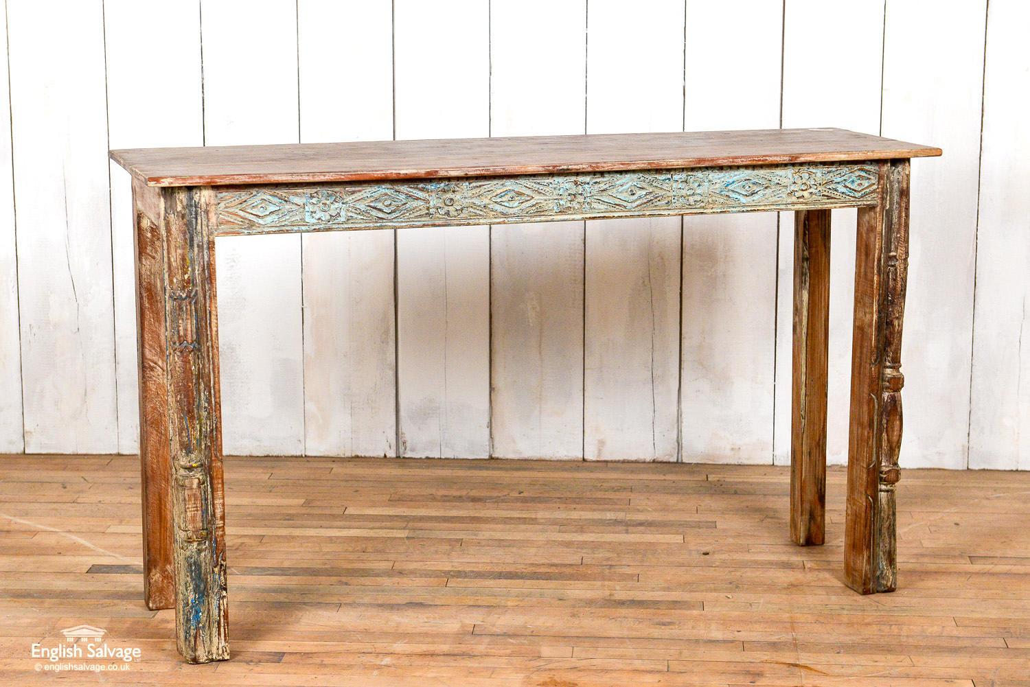Console Tables Made from Old Carved Panels, 20th Century In Good Condition For Sale In London, GB