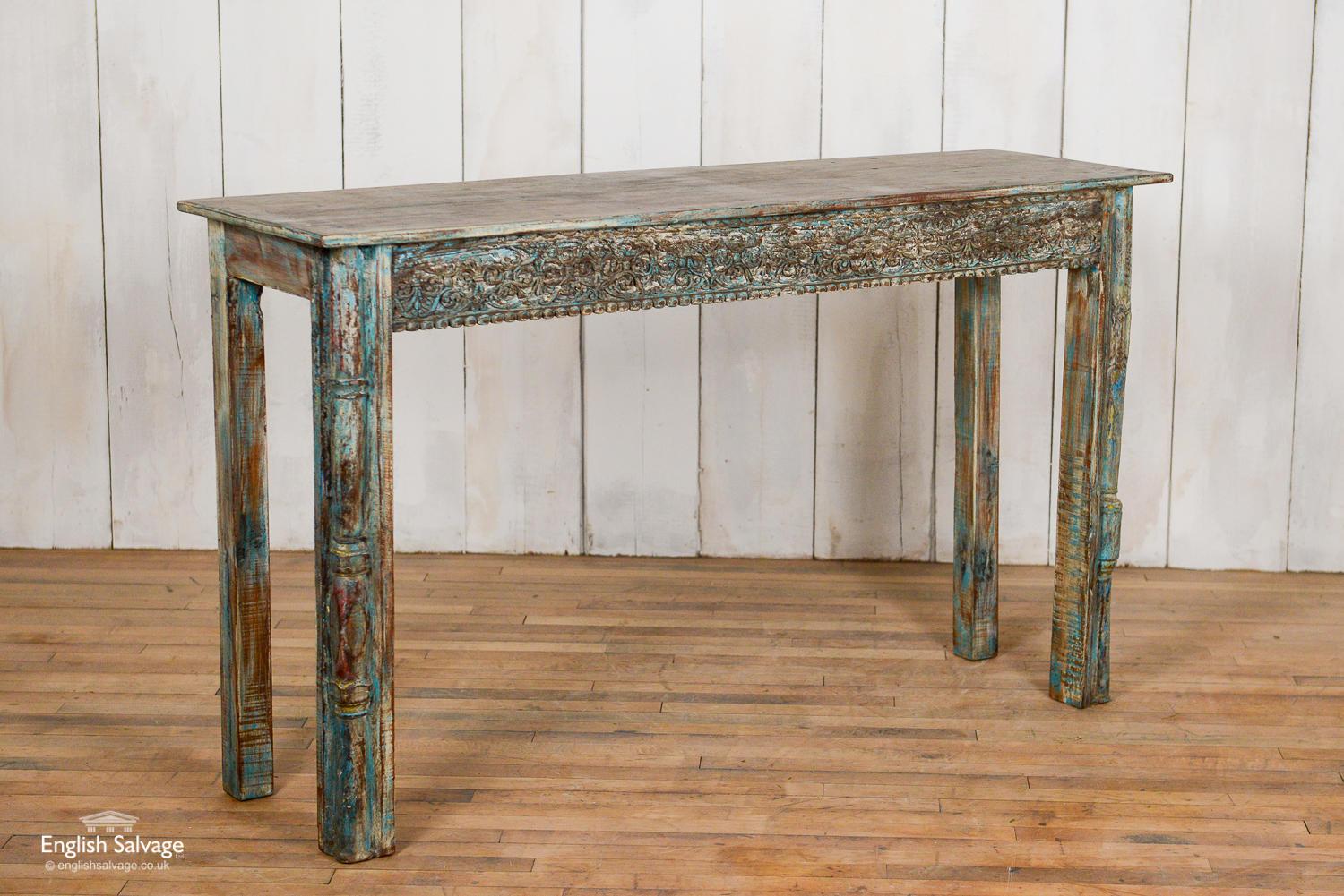 Console Tables Made from Old Carved Panels, 20th Century For Sale 1