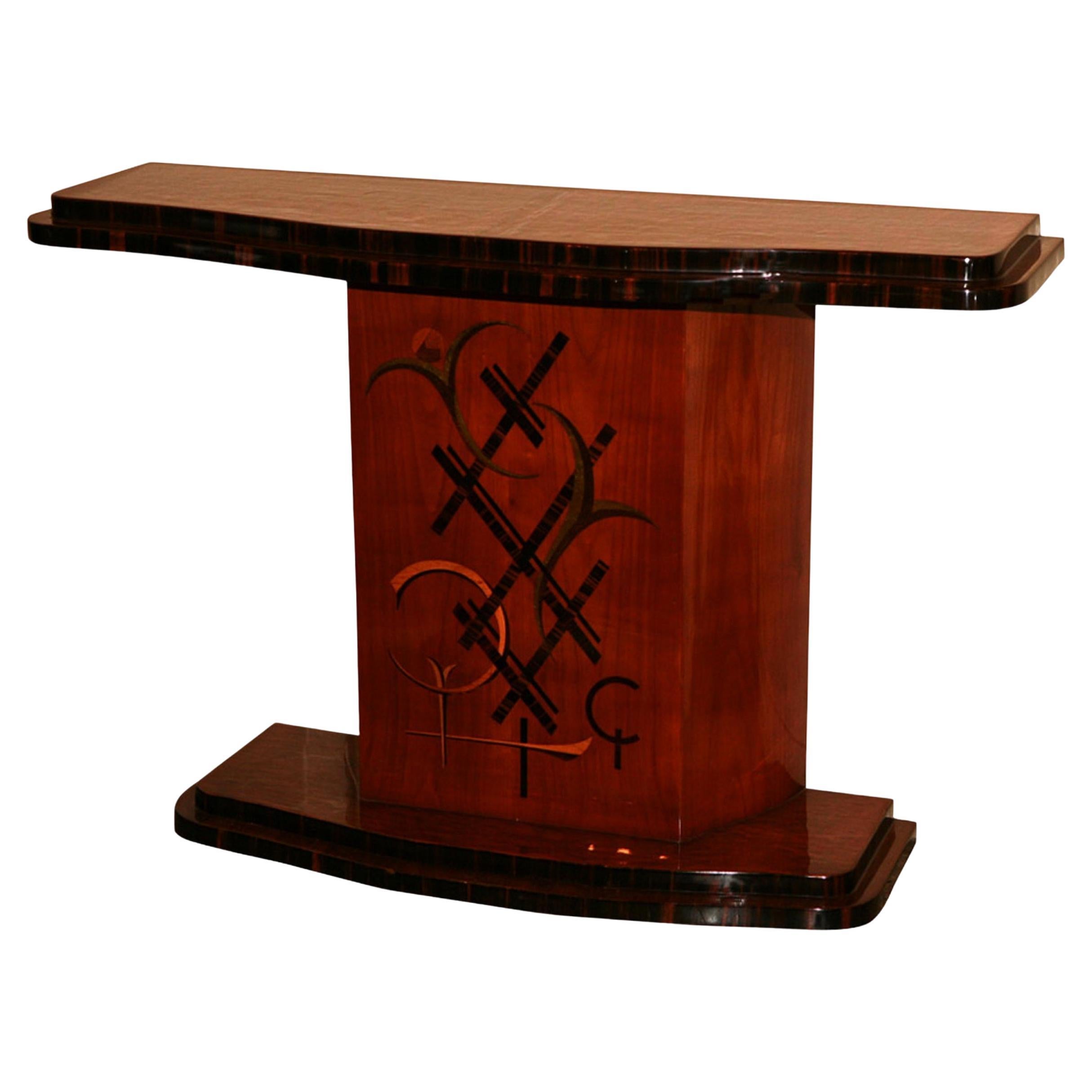 Console Viennese Secession, 1900, in wood  For Sale