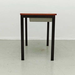 Console with Drawer Grey Formica Cite Cansado, circa 1950 by Charlotte Perriand