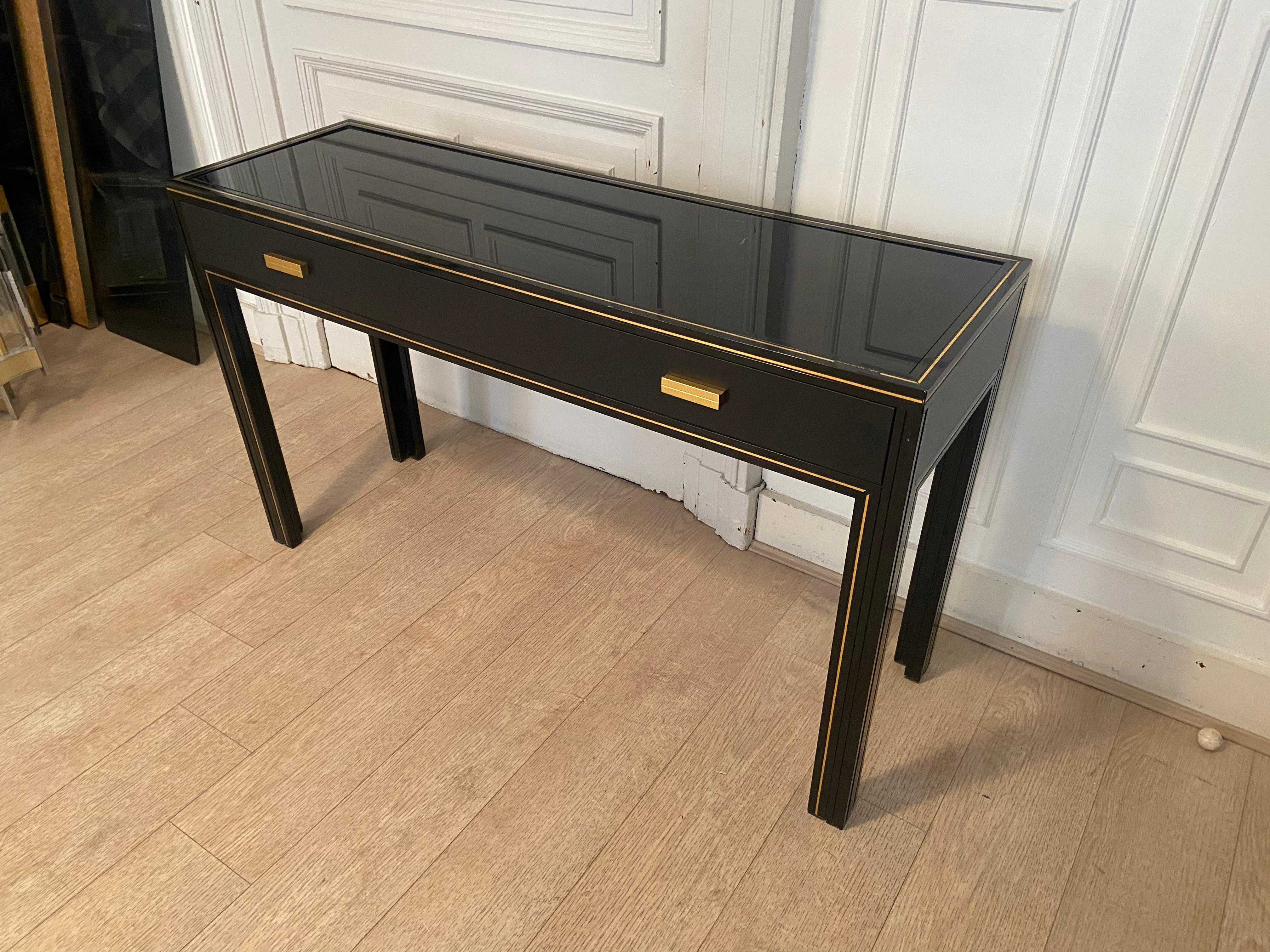 20th Century Console with drawer Pierre Vandel, 1970s For Sale