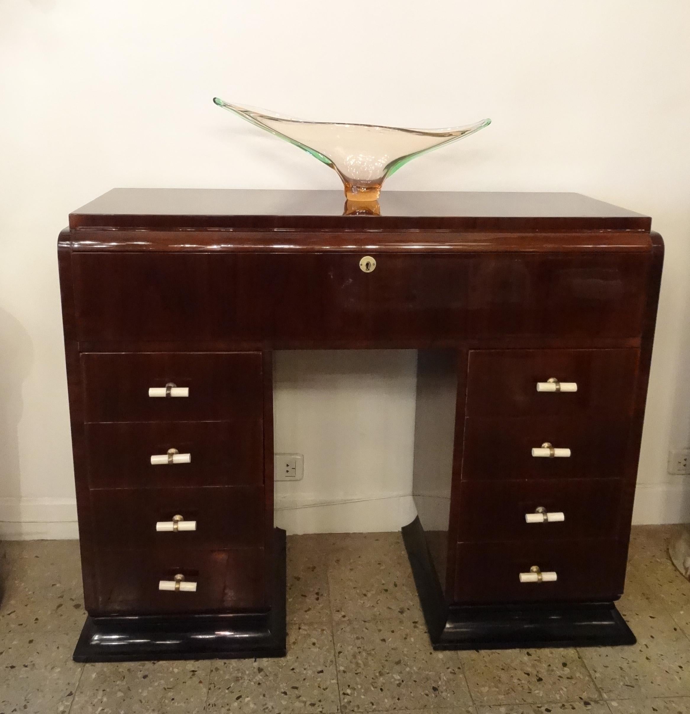 French Console with Drawers, 1930, Style: Art Deco For Sale