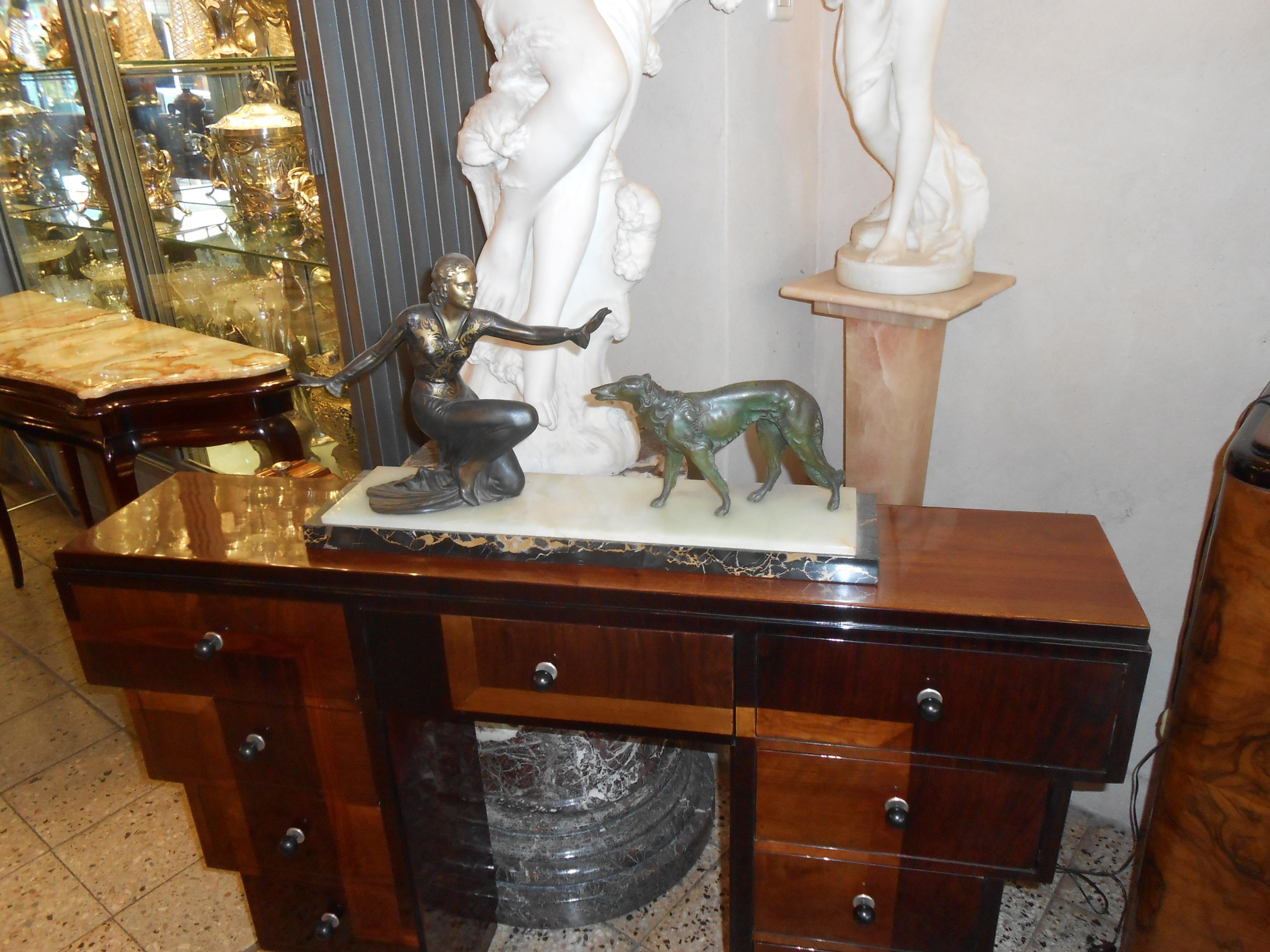 Console Art Deco

Material: Wood. 
France.
We have specialized in the sale of Art Deco and Art Nouveau and Vintage styles since 1982. If you have any questions we are at your disposal.
Pushing the button that reads 'View All From Seller'. And you