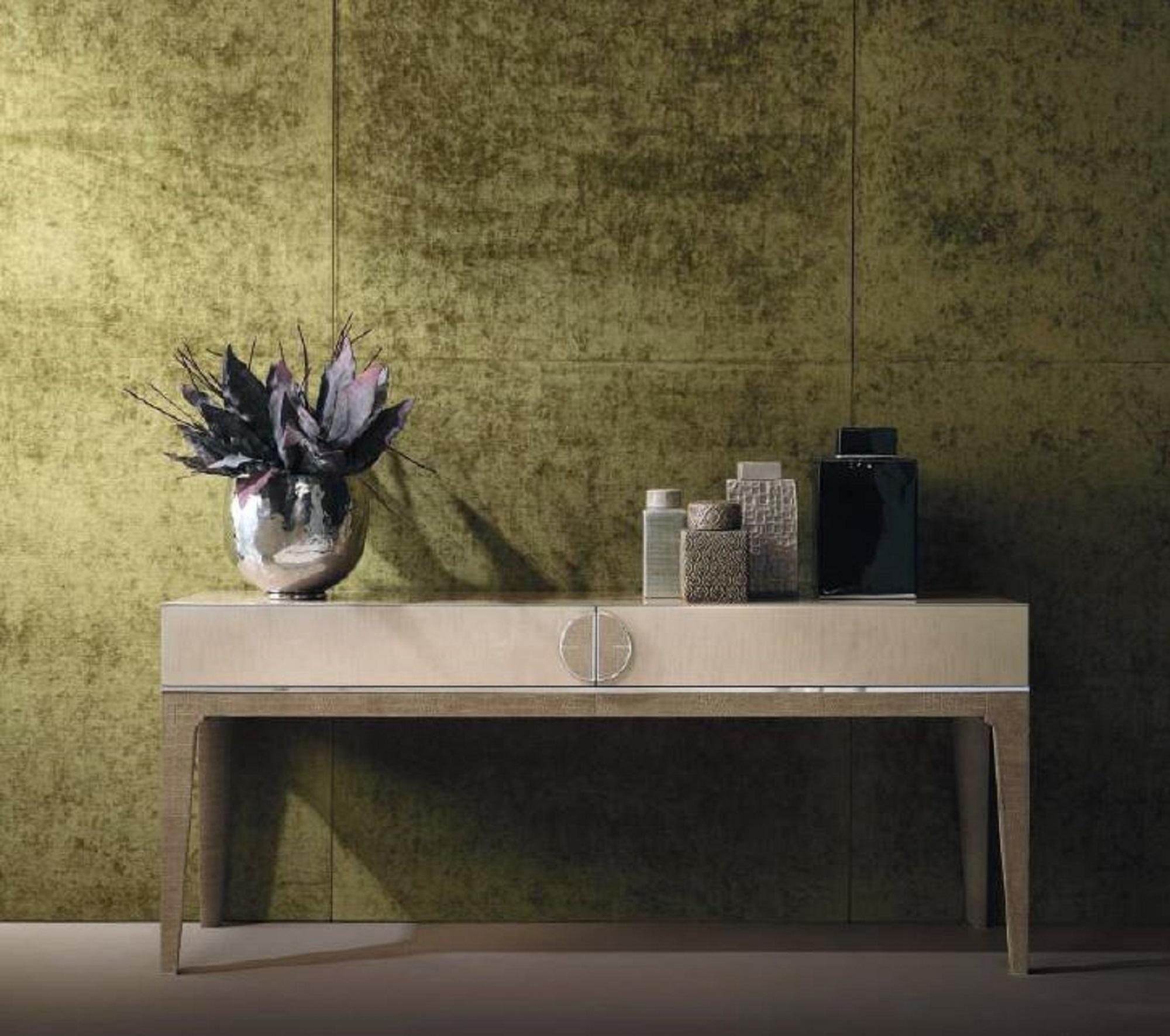 Mplace Console with Drawers
Collection: Mplace
Context: Living Room
Type: Console

Elevate your living space with the Mplace Console, where minimalist design meets refined craftsmanship. This piece stands out with its essential and harmonious lines,