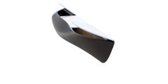 Console 'Yacht Tail', Console Suspended in the Air, Wooden, White Acrylic Top