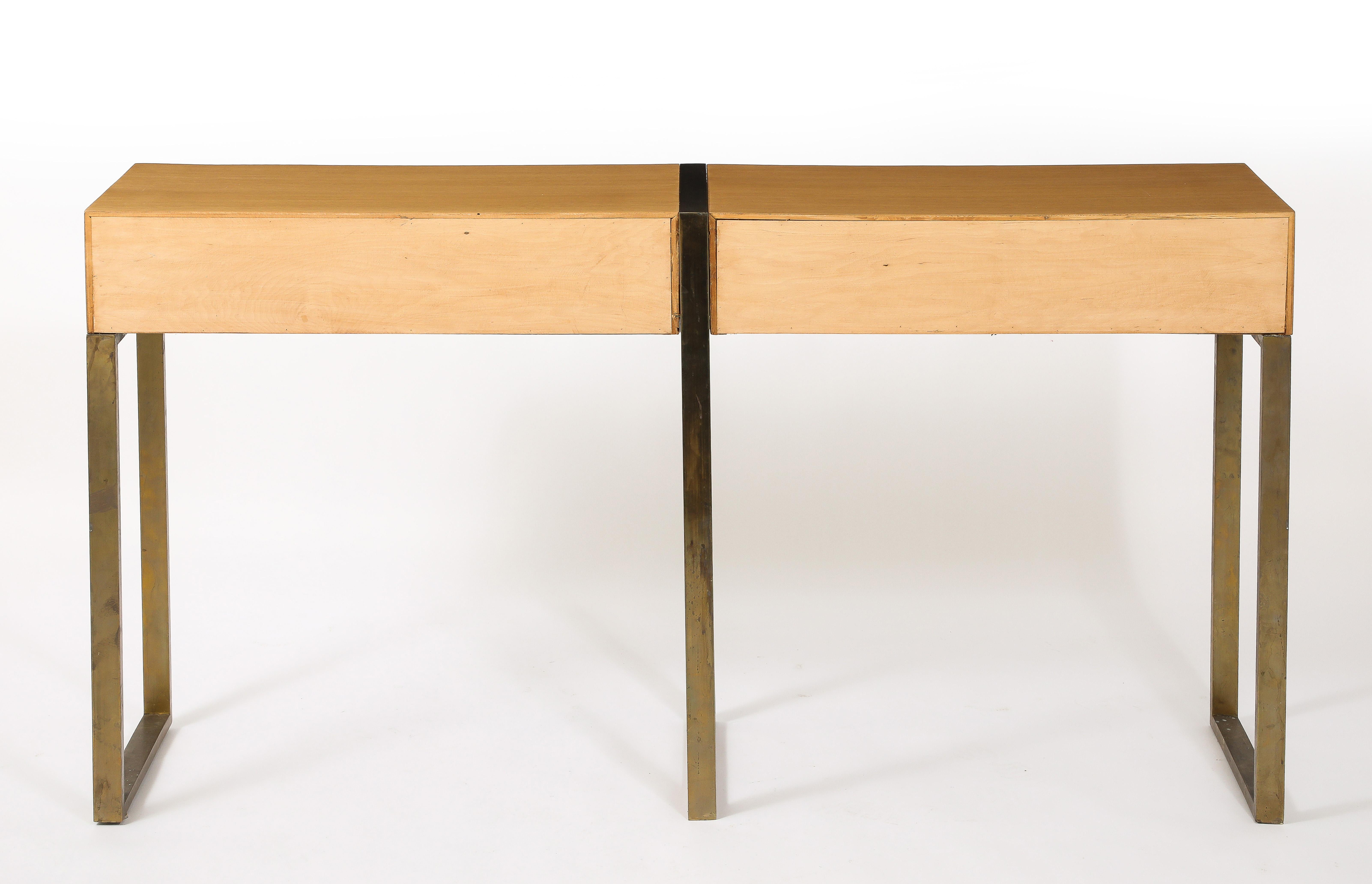 Consoles in the manner of Gio Ponti, Italy 1950's For Sale 7