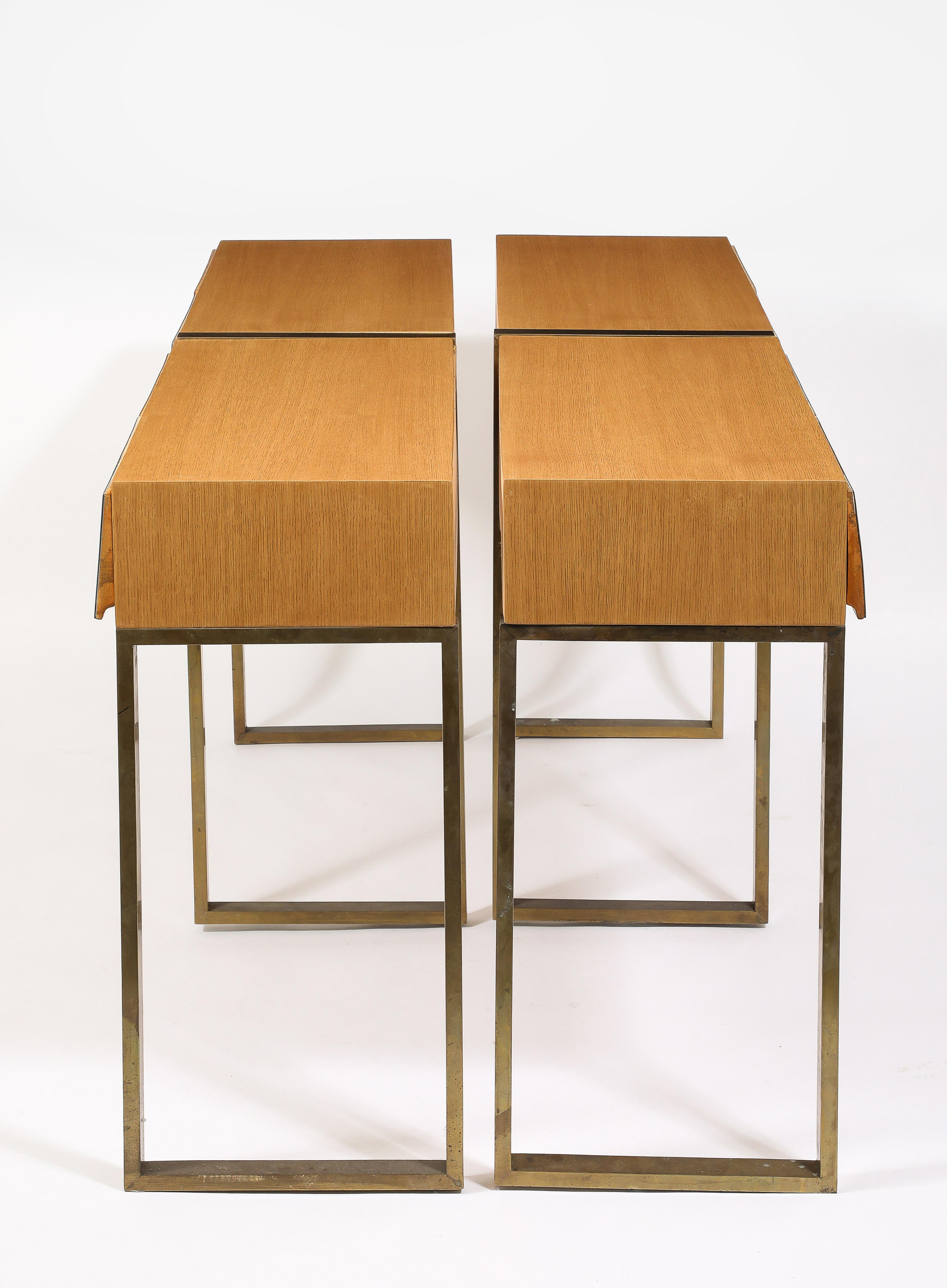 20th Century Consoles in the manner of Gio Ponti, Italy 1950's For Sale