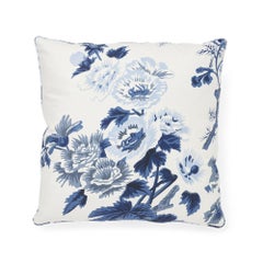 Consolidated Listing PyneHollyhock Floral Chintz, Woodland Silhouette Linen/Blue