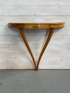 Crescent console table 1950s