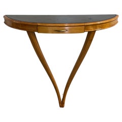 Crescent console table 1950s