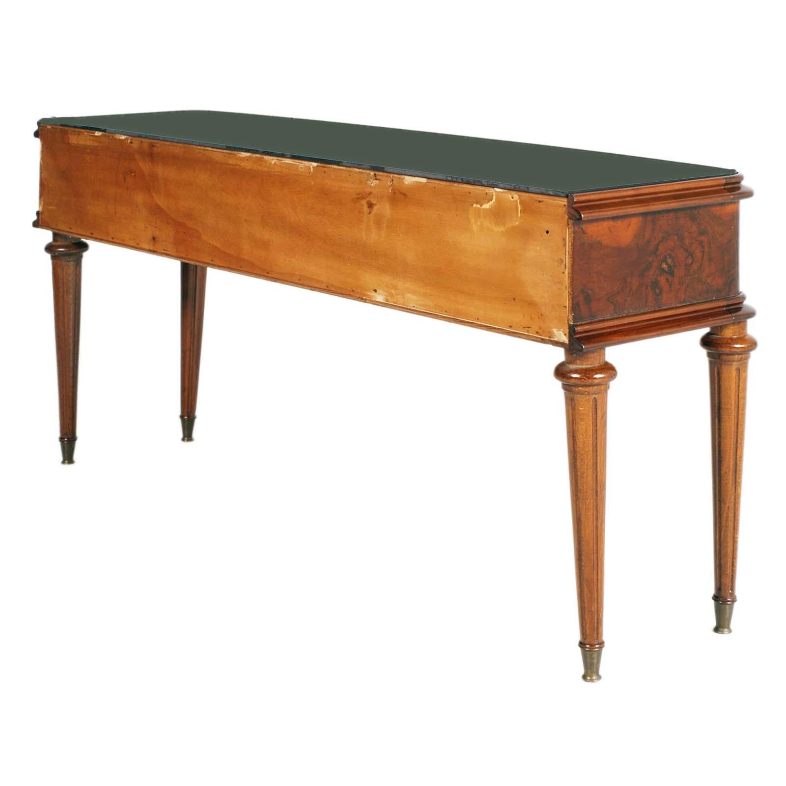 Noce Art Decò Console, Walnut Root by Paolo Buffa for Permanente Mobili Cantù in vendita