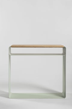Vodo console, in oak and metal, by Accardi Buccheri for Medulum