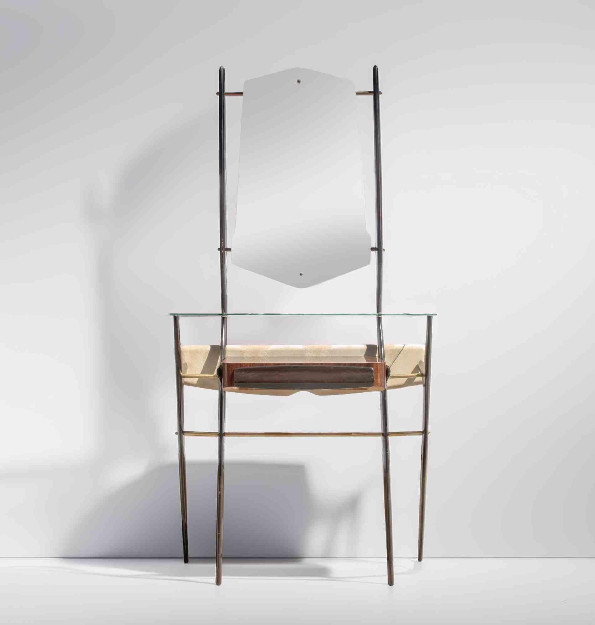 Metal Consolle by Vittorio Dassi, 1950s For Sale