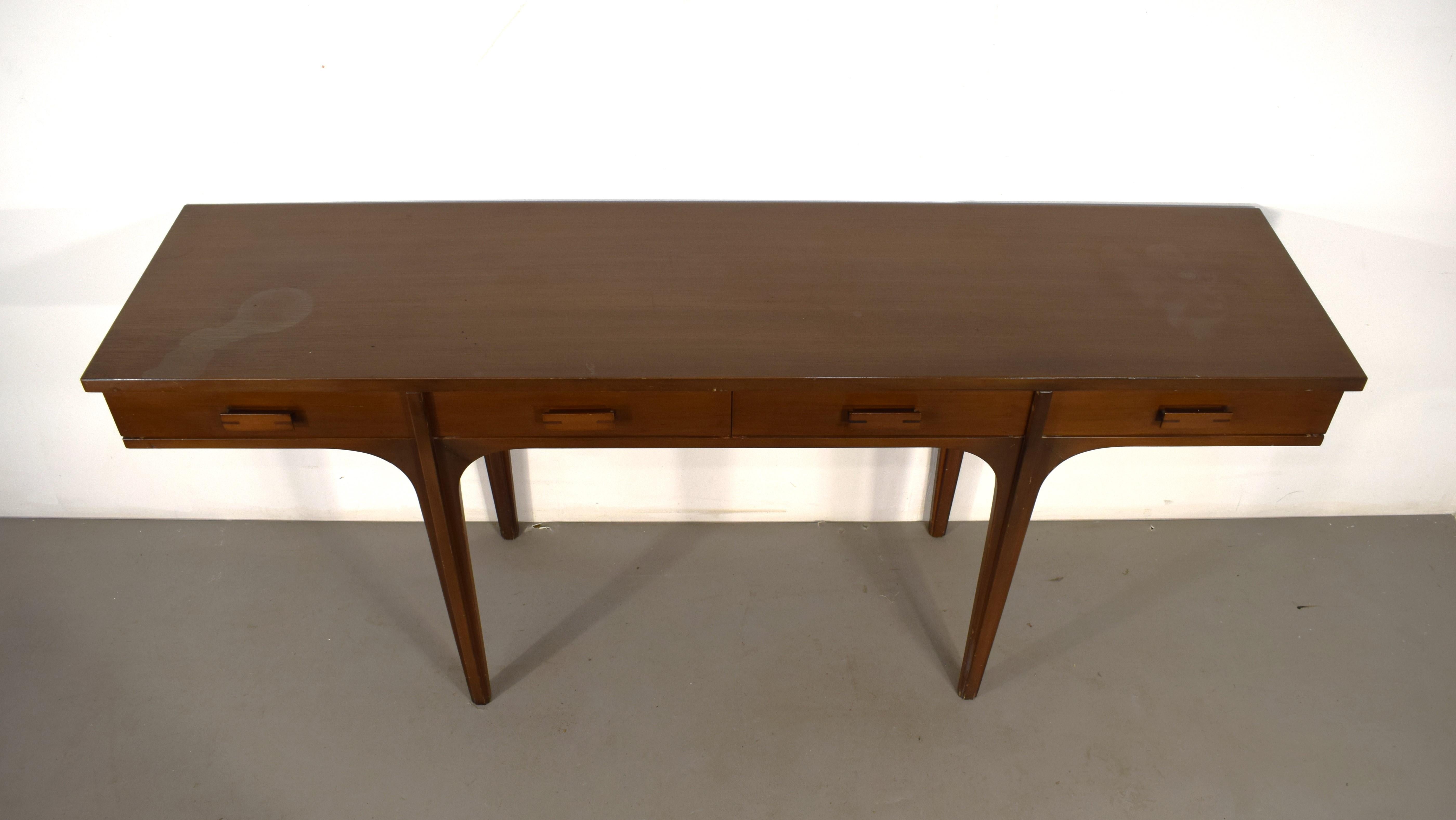 Mid-Century moderno Consolle Cantieri Carugati, Italia, anni '70.